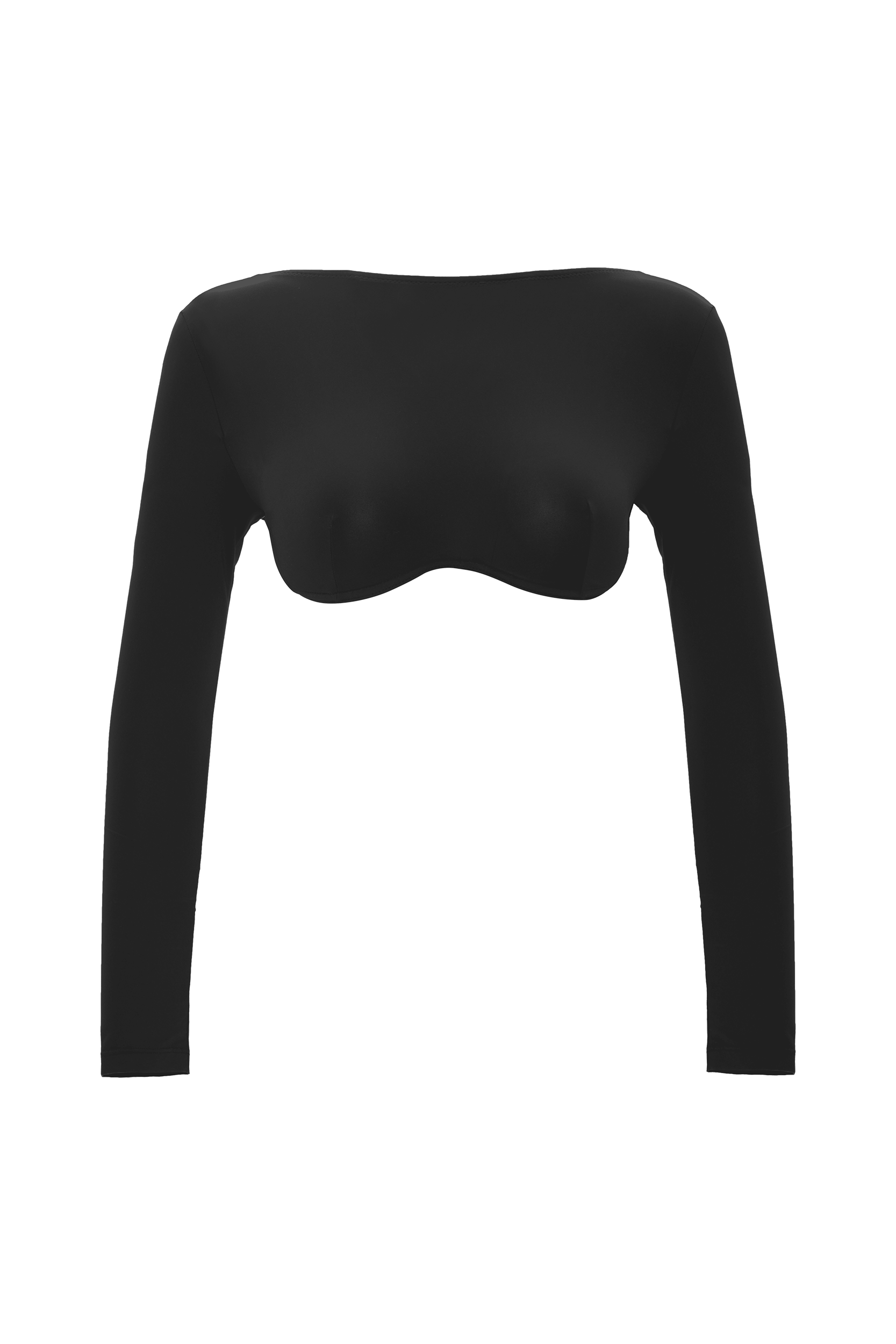 Kristen Wire Crop Top Black